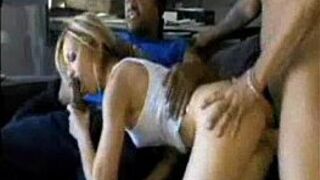 Allison Chaynes does a DP threesome - porn video