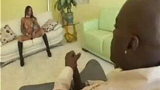 Ebony sex Lexani Banks And Lexington Steele - porn video