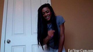 I want you to jerk and eat it CEI - porn video