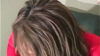 Horny brunette Charlie stripping - porn video