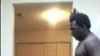 Black hubby gets slow blowjob - porn video