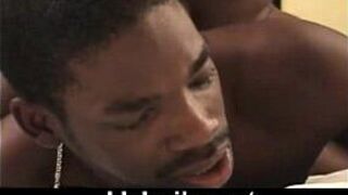 Black gays suck members and strike in a bum - porn video