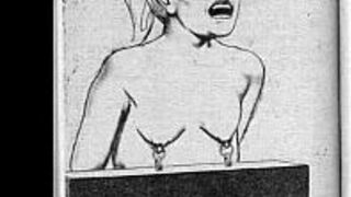 Admire black and white cartoon porn with women suffering sexy bondage - porn video
