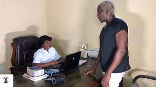 HOW A SEXY NURSE HELP ME WITH MY FALLING DICK TO STAND - porn video
