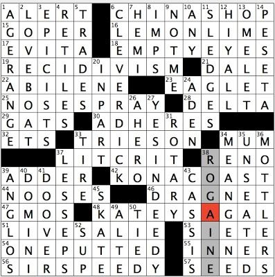 NYT) Lite Crossword